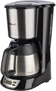 Korona 10332 - Cafetera (Independiente, Cafetera combinada, 0,9 L, Negro, Acero inoxidable)