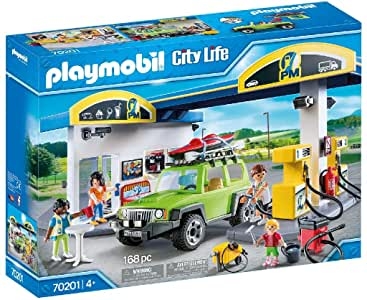 PLAYMOBIL City Life Gasolinera, A partir de 4 años (70201) , color/modelo surtido