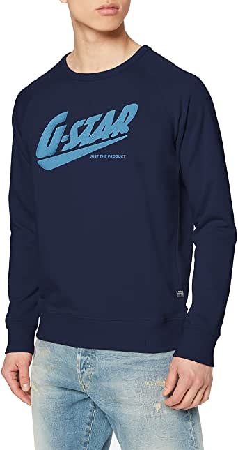 G-STAR RAW Fast Raglan_Sweatshirt Sudadera para Hombre