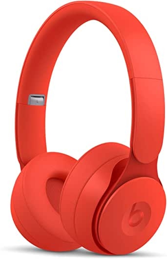Beats Solo Pro con cancelación de ruido - Auriculares supraaurales inalámbricos - Chip Apple H1, Bluetooth de Clase 1, 22 horas de sonido ininterrumpido - Colección More Matte - Rojo