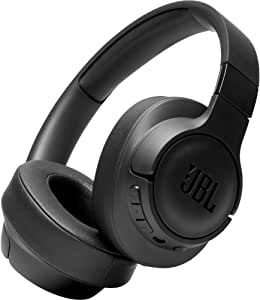 JBL TUNE700BT - Auriculares Supraaurales con Bluetooth, de diadema ligeros con batería de hasta 27 horas y cable extraíble, color negro