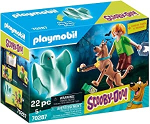 Playmobil - Scooby-Doo, Scooby & Shaggy con Fantasma (70287)