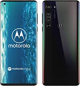 Motorola Edge - Smartphone 5G, pantalla curva o-notch 90 grados de 6.7" FHD+, procesador Qualcomm Snapdragon SM7250, cámara 64 MP, batería 4500 mAH, Dual SIM, 6/128 GB, Android 10 - Color Negro