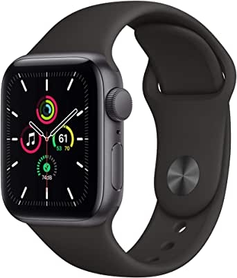 Nuevo Apple Watch SE (GPS, 40 mm) Caja de Aluminio en Gris Espacial - Correa Deportiva Negra