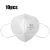 10Pcs KN95 3D Mascarillas plegables 4 capas a prueba de polvo Filtro de aire no tejido Máscara protectora de respiración