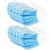 50Pcs Cara desechable Mascara Respirador antipolvo protector de 3 capas