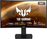 Asus VG32VQ TUF Gaming – Monitor curvo Gaming de 32″ WQHD (2560×1440, 144 Hz, 1 ms, 16:9, 3000:1, IPS, 1800R, ELMB SYNC, Adaptive-Sync, HDR10, MPRT, DVI, HDMI, USB, DisplayPort) Negro