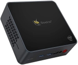 Beelink GK55 Mini PC con Windows 10, Procesador Intel Gemini Lake Refresh J4125, DDR 8GB / 128GB M.2 SATA SSD 2280, Pantalla Dual, WiFi Dual 2.4 + 5.8GHz, 4K, Gigabit Ethernet, HDMI Dual, BT 4.0