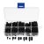 Suleve ™ M3NH1 M3 Nylon Tornillo Negro Hex Tornillo Tuerca de Nylon PCB Standoff Surtido Kit 300pcs